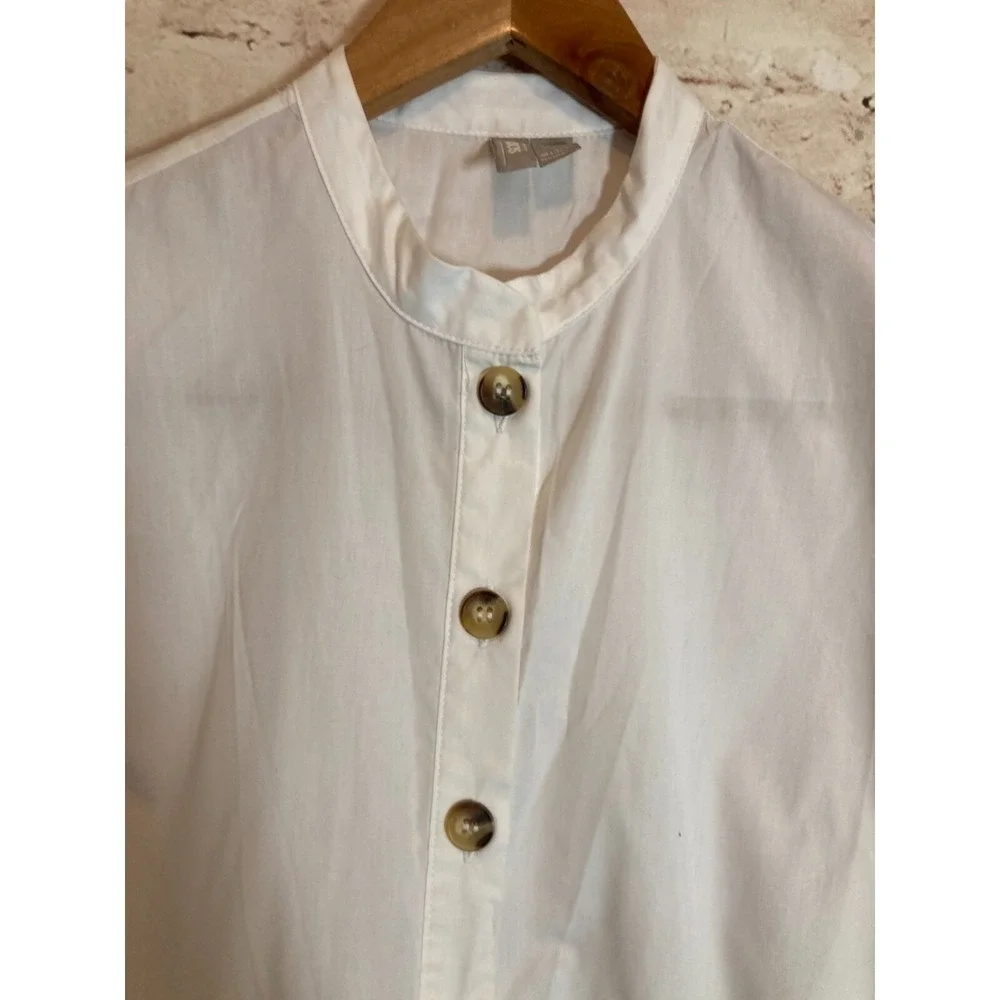 Asos Dress Womens 0 White Full Burton Up Tie‎ Sleeve Cottage Cotton Prairie - Picture 4 of 14